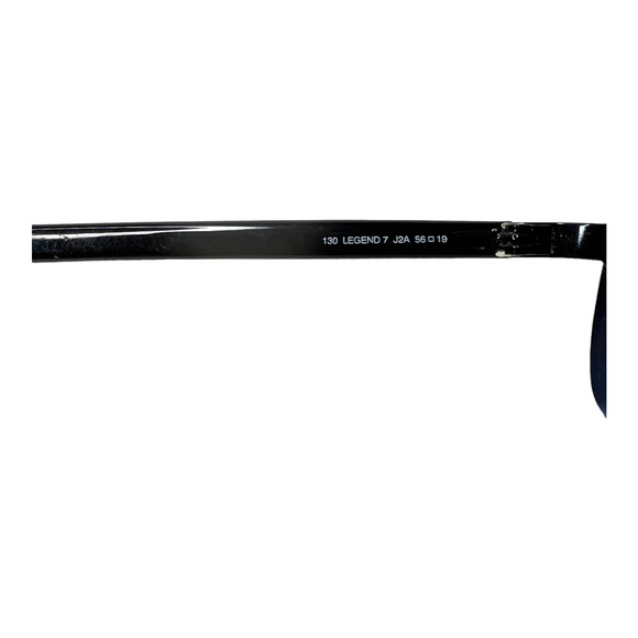 Oxydo Black Full Rim Rectangular Eyeglasses Frame 56-19-130mm H3705‎ main image 4